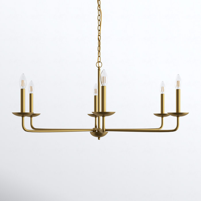 Baltray 6 Light Metal Dimmable Chandelier & Reviews Joss & Main